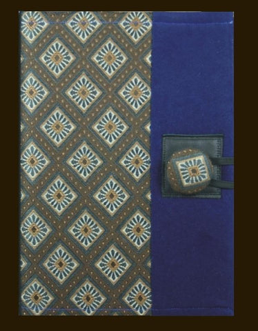 Navy Blue and Pattern - Thought Wraps