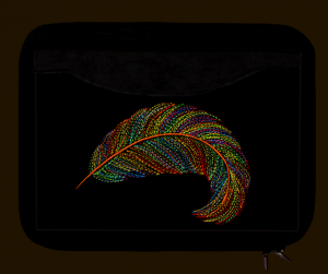 LapTop Sleeve - Feather - Thought Wraps