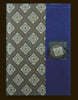 Navy Blue and Pattern - Thought Wraps